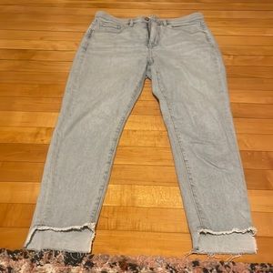 Loft, stretchy low rise jeans, size 29
